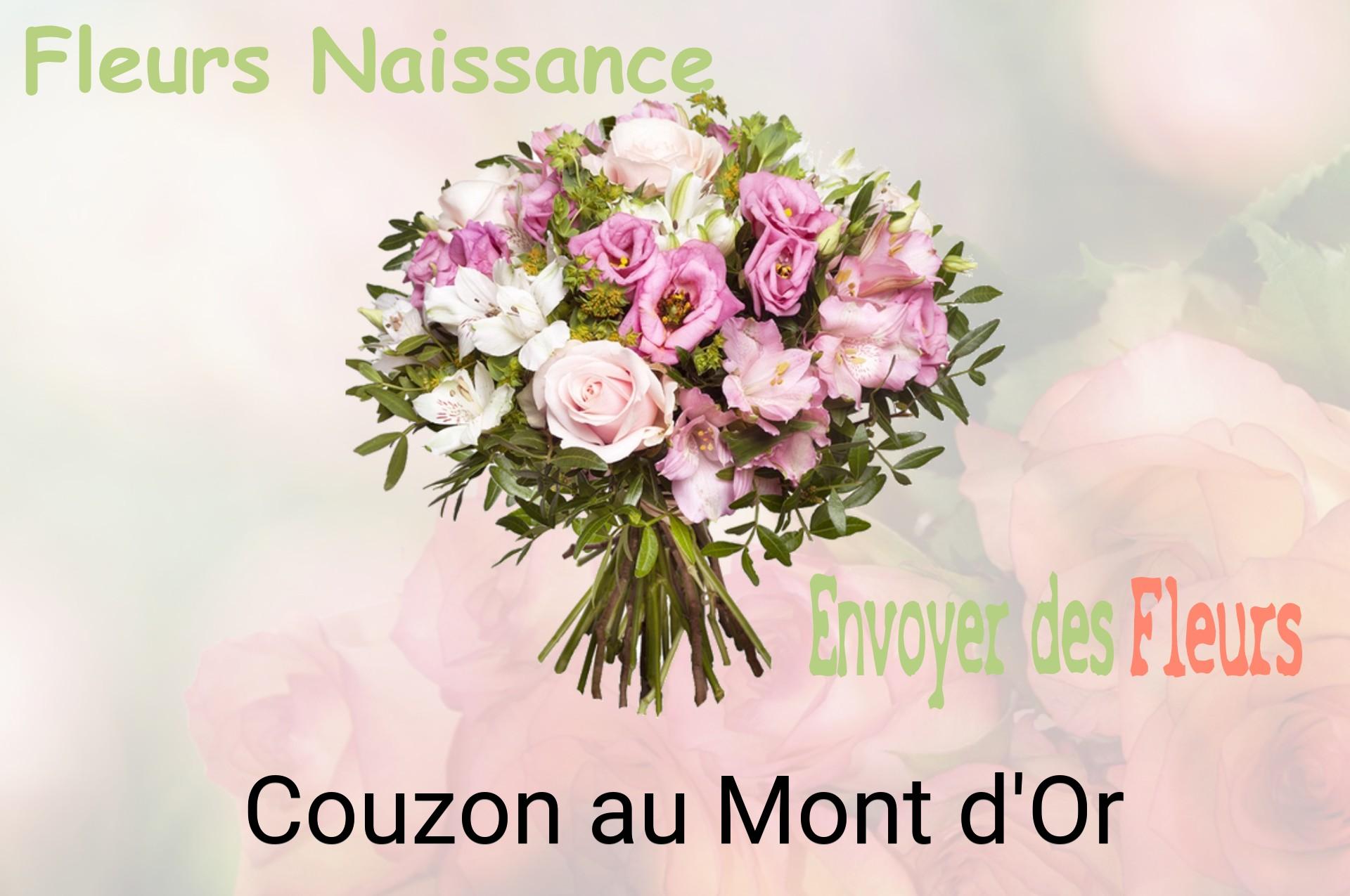 Bouquet de fleurs de naissance livré à Couzon-au-Mont-d'Or
